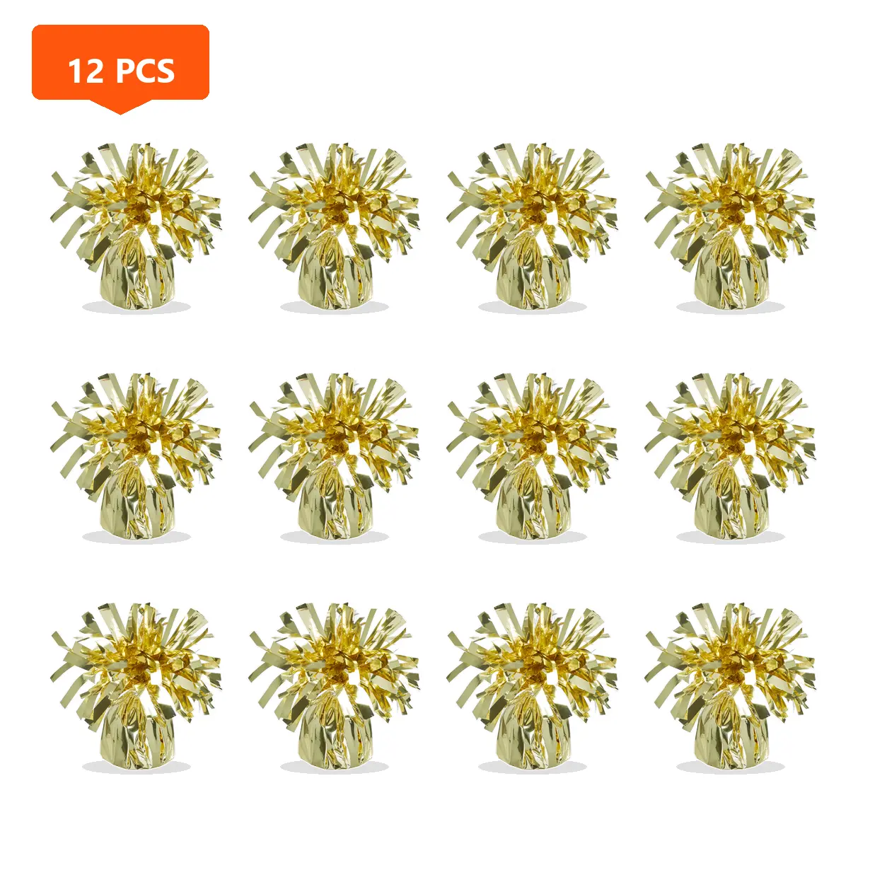Gold Starburst Table Centerpieces 12 Pack 100g Each 2.17" L x 2.17" W x 4.72" H Perfect for Party Decorations