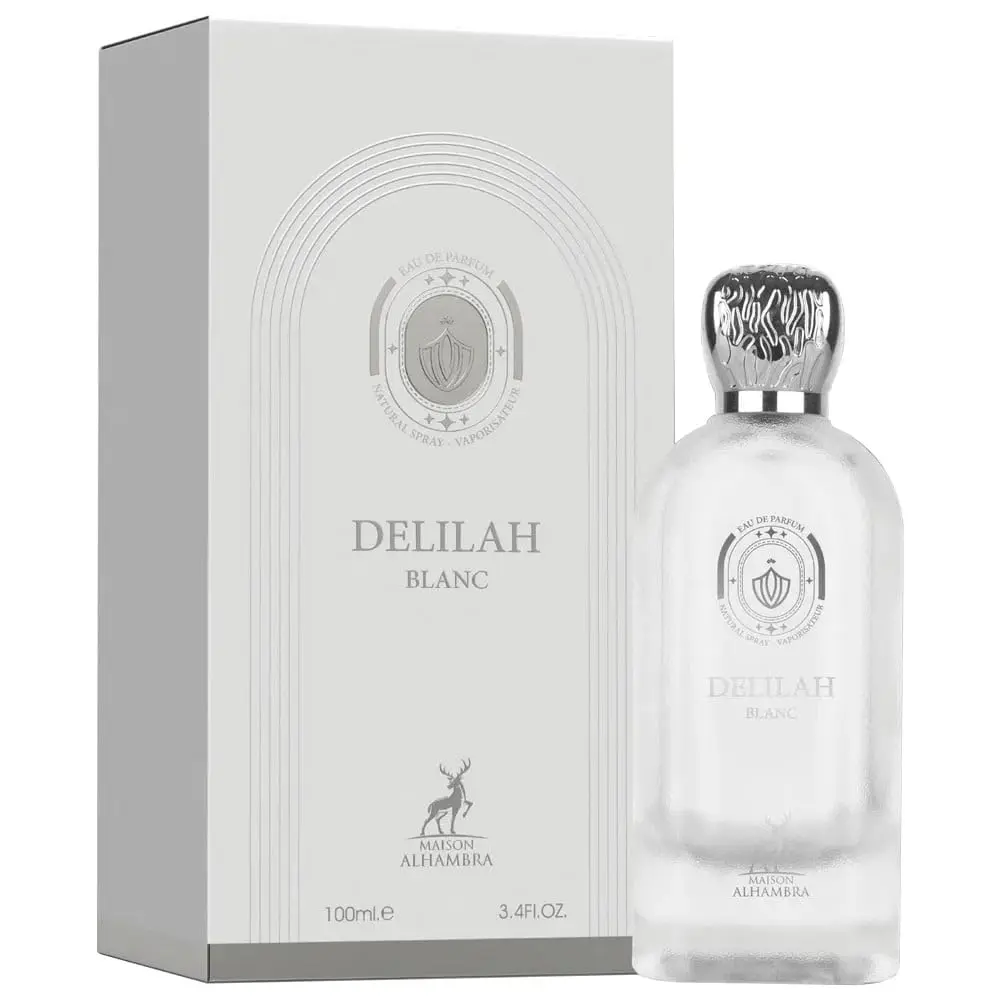 Delilah Blanc – Citrus, Amber, Floral, Musky – Eau de Parfum Spray Long-Lasting Fragrance for Women, 3.4 Ounce / 100 ml
