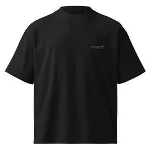 Men's Heavyweight Organic Cotton T-Shirt, Breathable Oversized Streetwear Fit with Dropped Shoulders and Short Sleeves, Tshirt, Shortsleeve