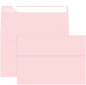 100 Packs  5x7 Envelopes, A7 Envelopes for Card Invitation Wedding Birthday Party  Shower