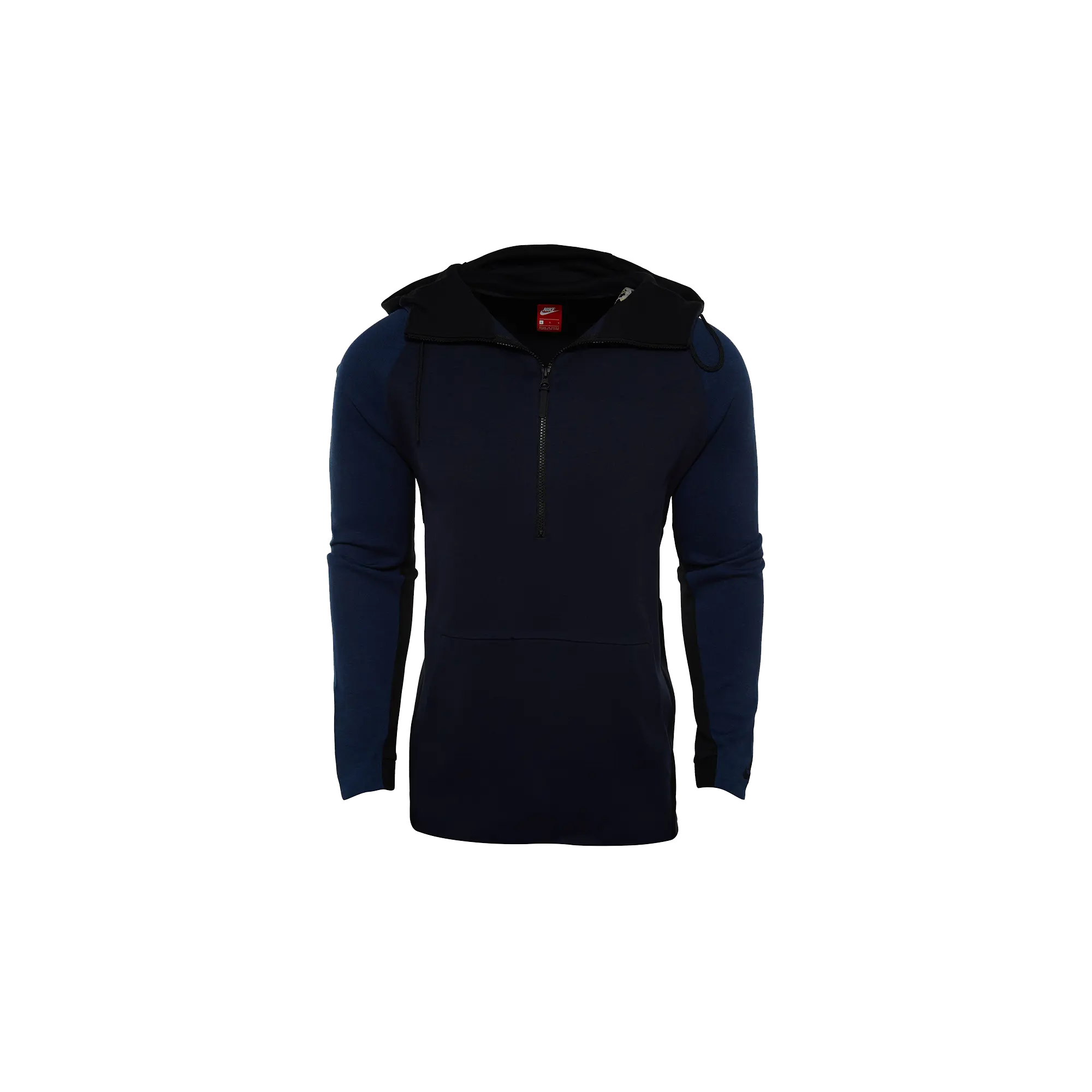 Tech Fleece Half Zip Hoodie "Obsidian Heather / Black" 884892 451