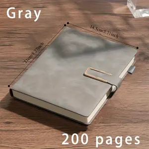 PU Vintage A5 Leather Notebook, Leather Notebook Cover, Vintage Leather Notebook with Personalized Soft Cover and Bookmarks - Perfect for Business Meetings and College Life, Love Diary, Office Stationery Supplies