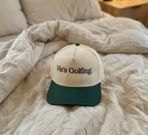 He's Golfing Hat, Golfing Hat, Funny Golf Hat, Golf Hat for Her, Golf Wife
