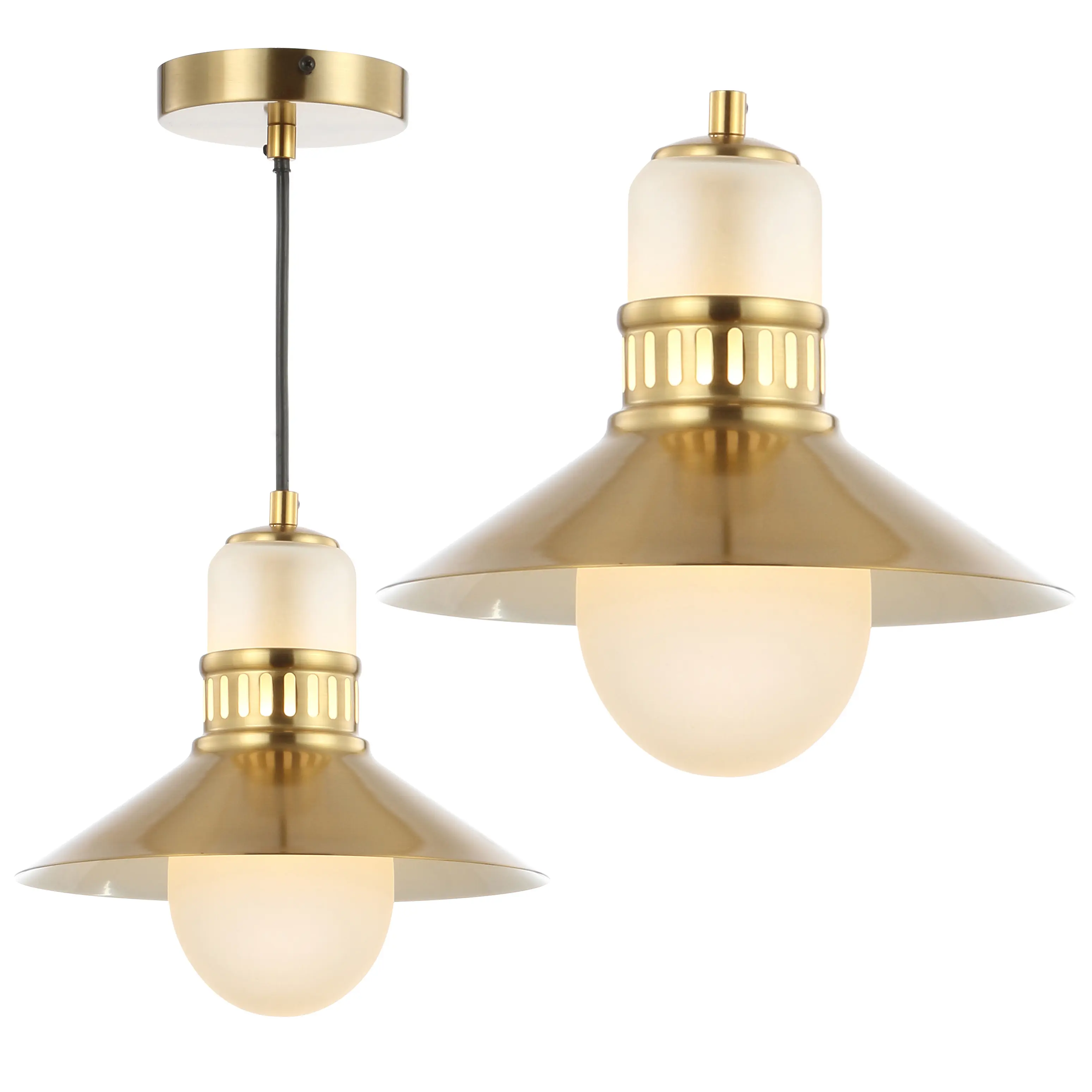 JONATHAN Y Oria Iron Farmhouse Industrial Lantern LED Pendant; for Living Room, Bedroom, Kitchen, Office