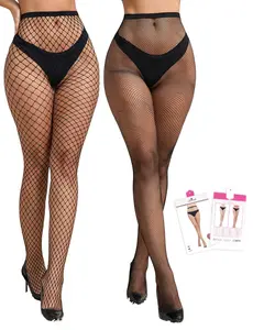 Women's Solid Fishnet Tights High Stretch Breathable Fishnet Pantyhose For Daily Wear High Waisted Seasons Womenswear Underwear sexy costume