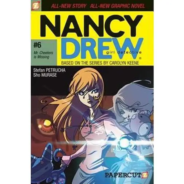 USED Book - Mr. Cheeters is Missing (Nancy Drew Graphic Novels: Girl Detective #6) by Stefan Petrucha (Paperback) - english