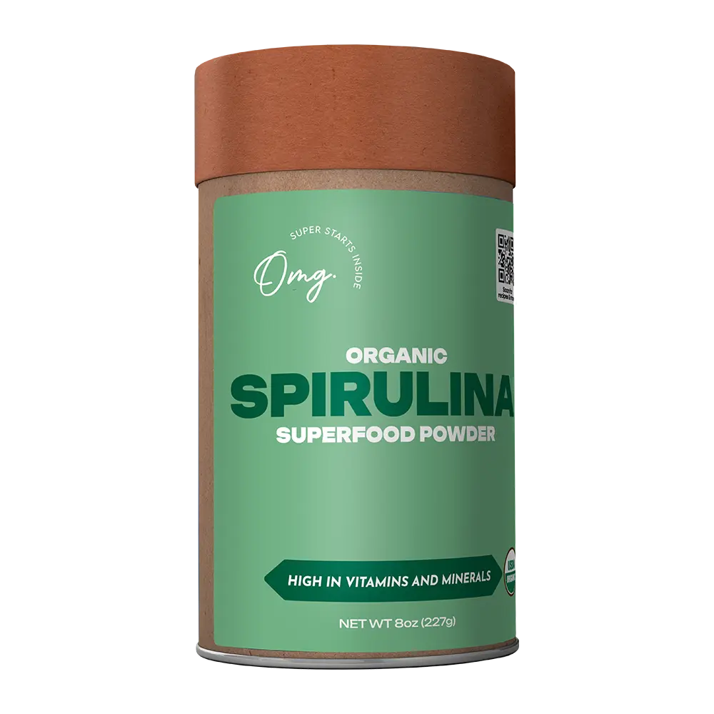 Organic Spirulina Powder - Certified Organic & Kosher, High in Vitamins and Minerals