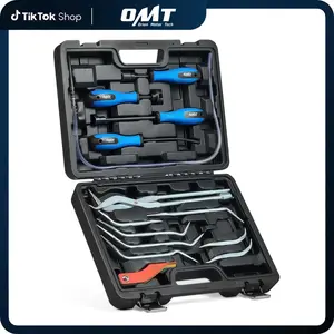 【SummerVibes】Orion Motor Tech 15 Piece Drum Brake Tool Kit, Brake Drum Tool Kit with Brake Spring Compressors Brake Spring Pliers Drum Brake Adjustment Tool Brake Spring Remover and Installer Brake Lining Gauge