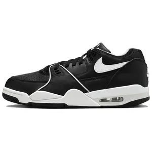 Nike Air Flight 89 Low-Top Retro Basketball Shoes for Men and Women - Comfortable, Versatile, Slip-Resistant, Durable in Black