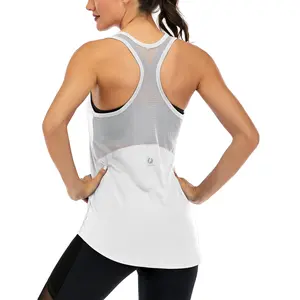 ICTIVE women’s workout tank tops — sleeveless yoga shirts, mesh racerback muscle tanks