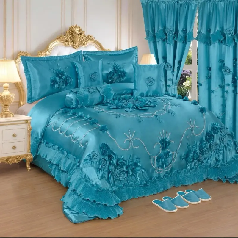 Elegant Comfort 10-Piece King Size Bedding Set - Soft Hypoallergenic Comforters for Cozy All-Season Home Decor Elegant Comfort 10-Piece King Size Bedding Set - Soft Hypoallergenic Comforters for Cozy All-Season Home Decor