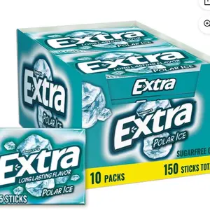 Extra Polar Ice Sugar Free Chewing Gum, 15 pcs., 10 pk.