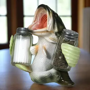 Salt and Pepper Shakers-Bass Holding