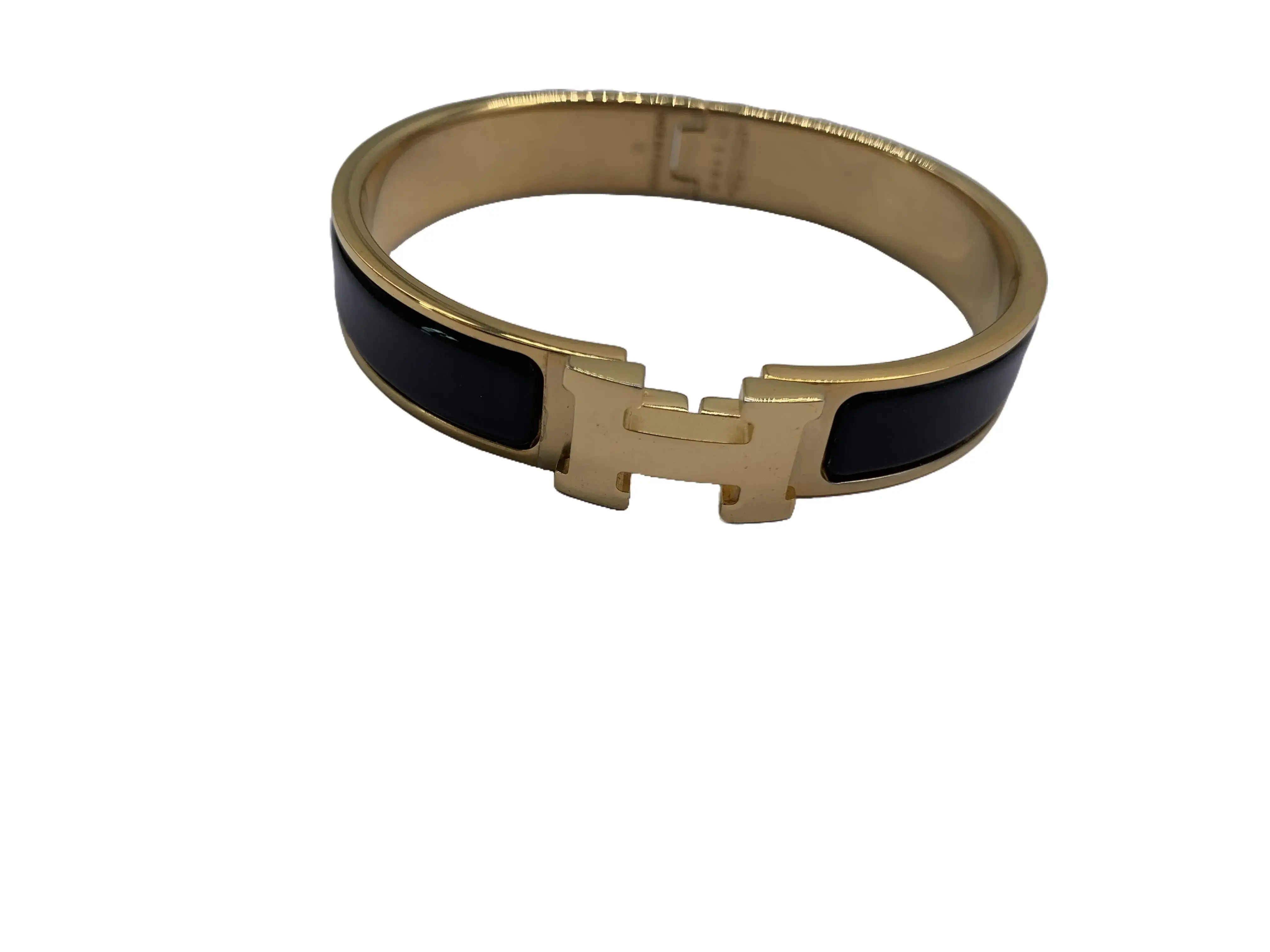 Pre-owned Hermès H Enamel Click Hinge Bangle/FYEE03122401/2401