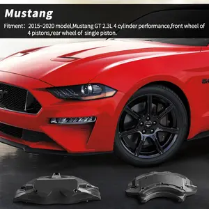 AOOA Caliper Cover for Ford Mustang Front and Rear Caliper (set of 4)