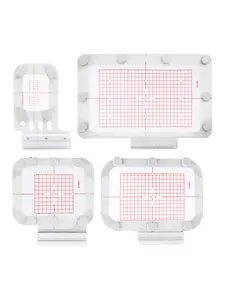 Sew Tech Magnetic Hoop Set for Brother Innovis NQ1700E NQ1600E NQ1400E NQ3600D Dream Machine 2 VE2200 4000D 1500D V7 V5 VM5200 and Babylock, Metal Magnet Embroidery Machine Sash  Frames （SA437M SA438M SA439M SA441M )