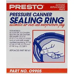 Presto 09905 Pressure Canner Sealing Ring Air Vent and Plug