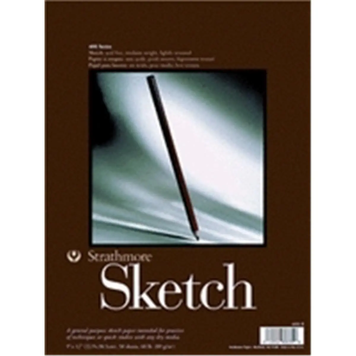 212 MAIN Strathmore 400 Series Heavyweight Art Sketch Pad, 18x24 in, 30 Sheets, Dry Media Drawing Paper for Office Stationery & Craft Use