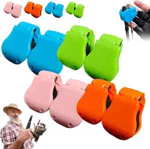 8 PCS Multifunctional Rod Holder, Fishing Rod Clips, Auto Fixed Tackle Ties Cable, Elastic Fishing Rod Holder Strap, Portable Takedown Fishing Pole Holder Strap for Various Size Pole, Outdoor Sportsmen, Angler Gifts(Halloween/Christmas)