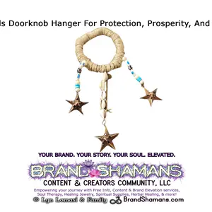 Witch's Bells Doorknob Hanger For Protection, Prosperity, And Abundance (Handcrafted & OOAK)