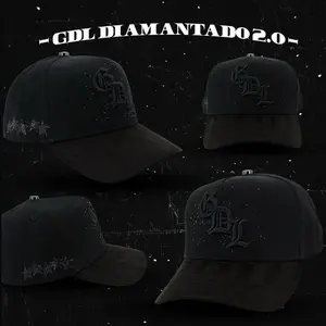 GDL DIAMANTADO 2.0 SnapBack Hat with Black Logo and Star Accents for Men
