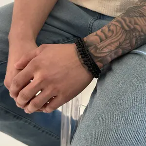 All Black Bracelet Stack