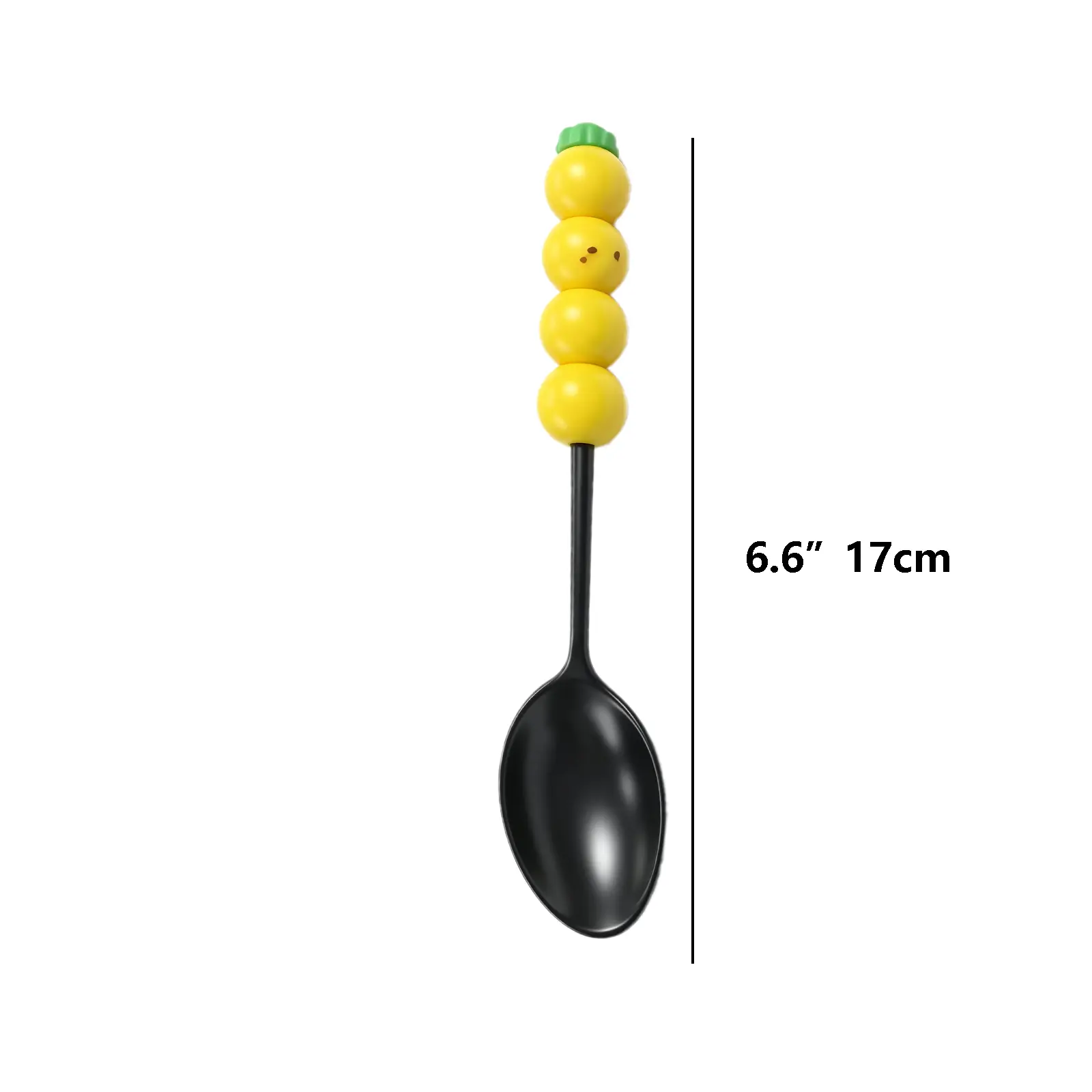 Pineapple Shaped Dinner Spoon 17.5cm Yellow