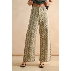 Lainey Snake Print Jeans