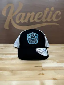Beach Skull Floral Patch Hat