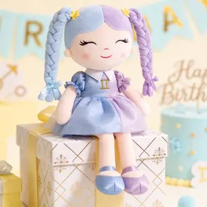 Zodiac Princess Doll for 1st Birthday Gift, Girl's Astrology Plush Toy, Constellation Doll for Air Earth Water Fire Signs, Soft Cuddle Toy for 0 -6 Year Old
