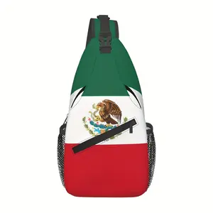 Crossbody Chest  Hiking  Mexican Flag Shoulder  Folding Large Capacity Fashion Durable Can Be Used for Shopping, Work, Leisure Travel Beach  Fishing  Travel Additions Must Have  for School Back Christmas Gifts bag backpack