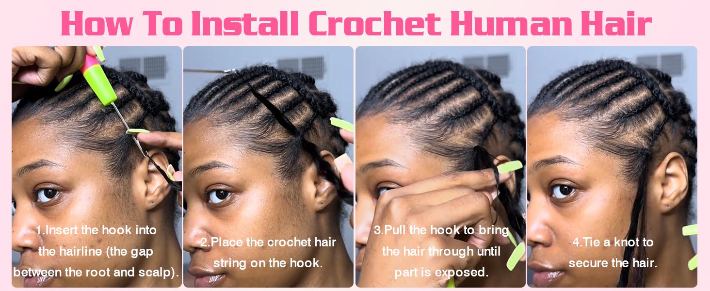 Bling Hair Burmese Curly Pre-Separated Feather Crochet 100% Human Hair Extensions For Miracle Knots Boho Braids 4 to 5 Bundles Recommended