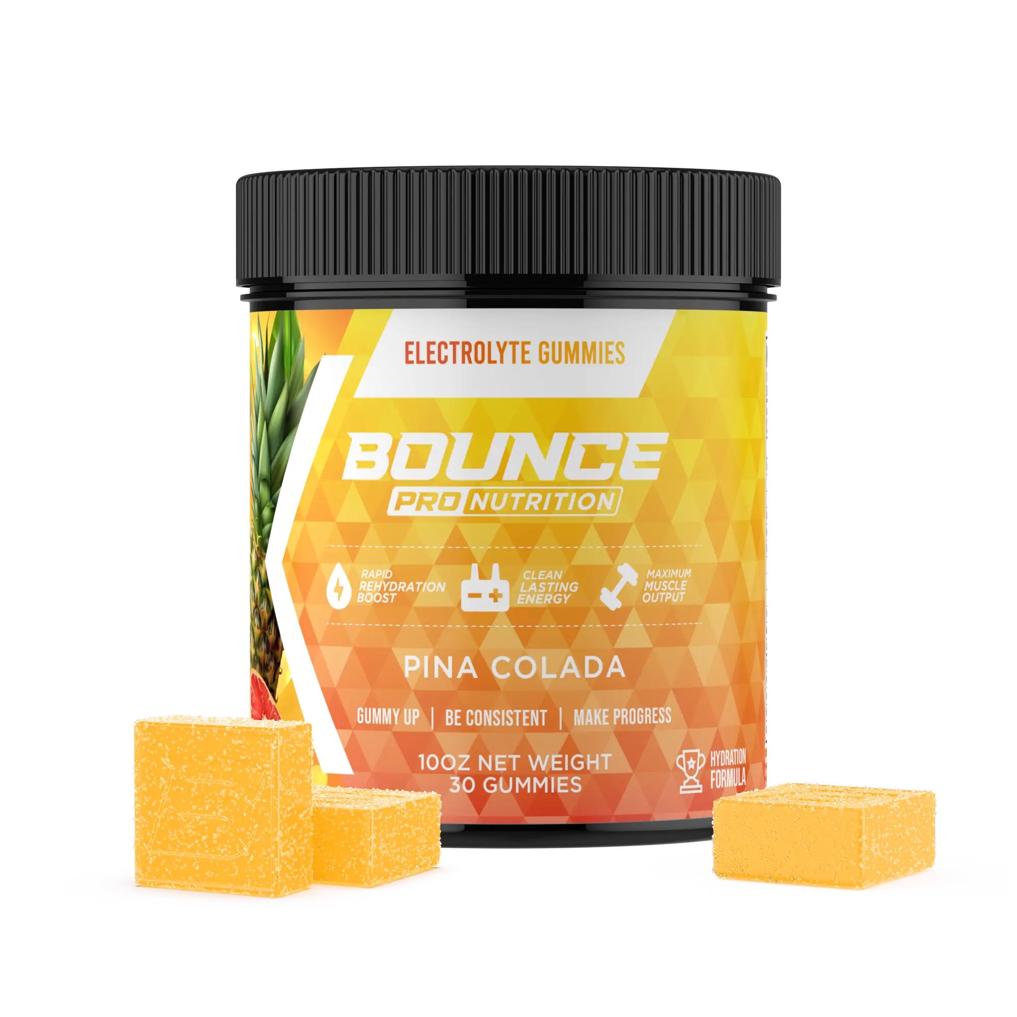 Electrolyte Gummies - Hydration Formula - Pina Colada Electrolyte Gummies - Hydration Formula - Pina Colada