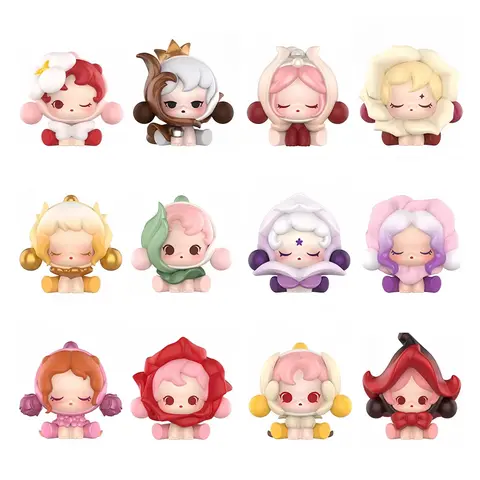 POP MART Pop Beans SKULLPANDA The Four Acts of Flowers Series Figure Blind Box