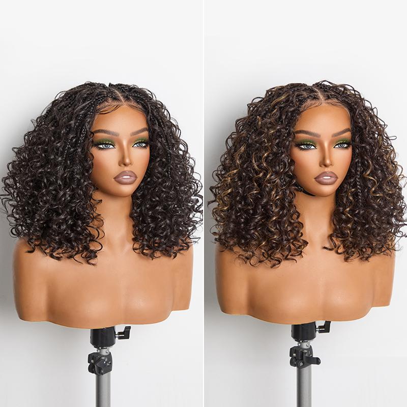 Frodio Veralux™ 13x6 HD Lace Wig Glueless Wear & Go 12” Boho Braids Water Wave Pre-Cut Lace Wig – Premium Fiber, Beginner Friendly Frodio Veralux™ 13x6 HD Lace Wig Glueless Wear & Go 12” Boho Braids Water Wave Pre-Cut Lace Wig – Premium Fiber, Beginner Friendly