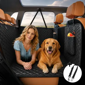 Waterproof Dog Car Seat Cover with Side Protection & Mesh Window, Scratch-Resistant Back Seat Protector for Pets, Full Coverage Car Backseat Cover, Fits Most Cars & SUVs #Summervibes, Waterproof Seat Covers, Car Accessories