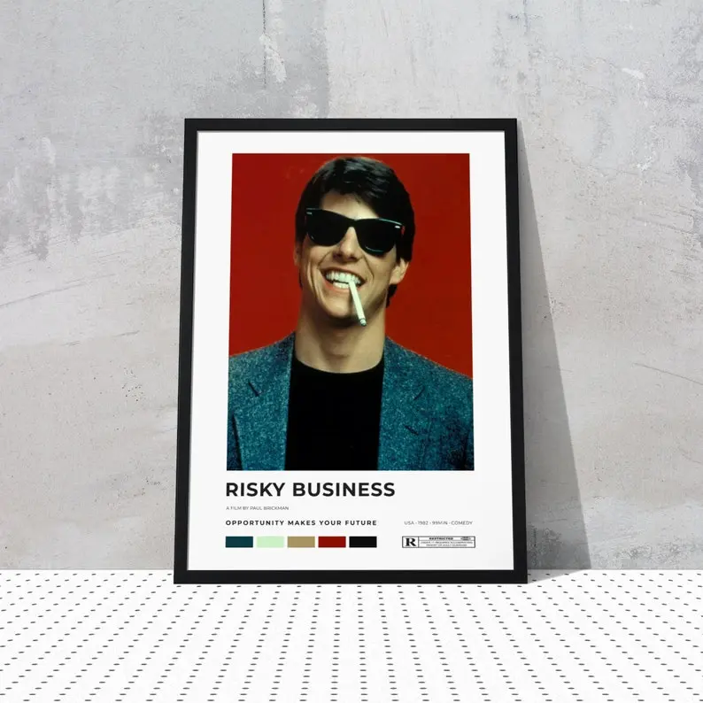 Risky Business / Paul Brickman / Minimalist Movie Poster