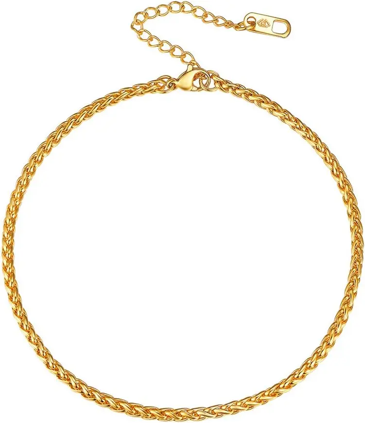G: gold-wheat chain-3mm