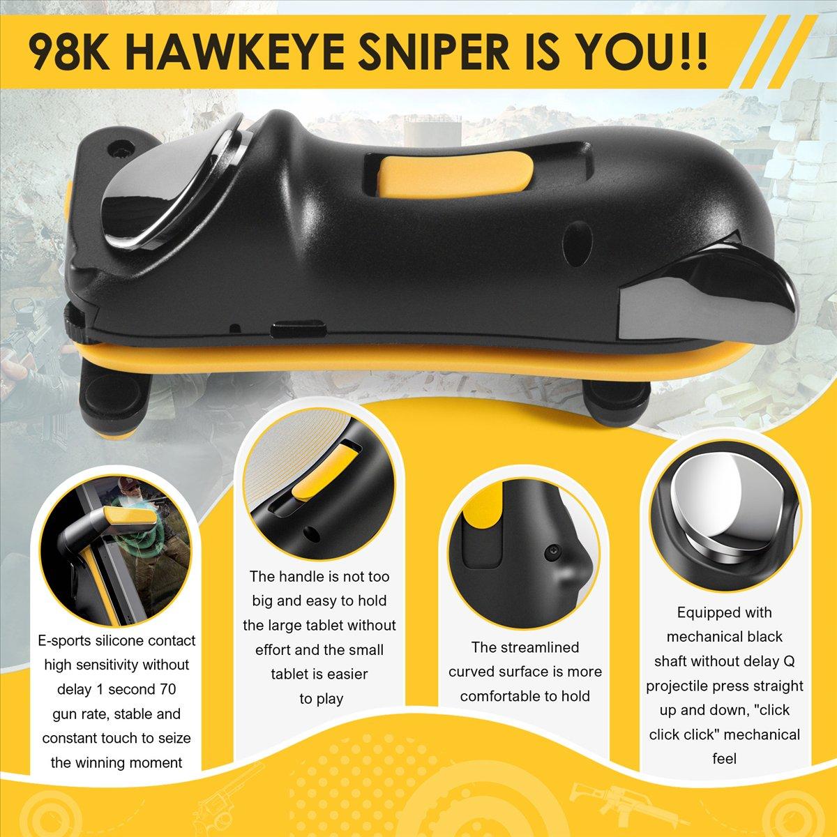 PUBG Trigger Controller for iPad Tablet Capacitance L1R1 Fire Aim Button Triggers Gamepad Joystick for Mobile Phone