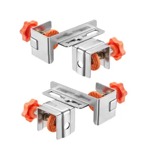 New Design Stainless Steel Side Drawer Clamp Auxiliary Inner and Outer Edges Adjustable Stainless Steel Angle Clamp Set 90