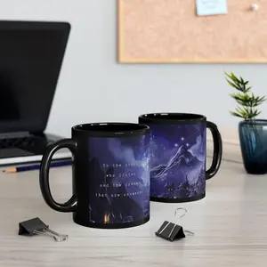 Velaris Ceramic Mug. Acotar Inspired Coffee Mug, Custom Bookish Mug, Night Court, Book Nook Kit