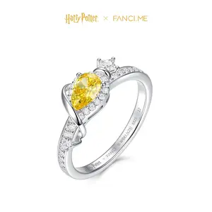 Fancime x Harry Potter Official Collab Felix Felicis Silver Ring Gift for Girlfriend Wife Harry Potter Fan