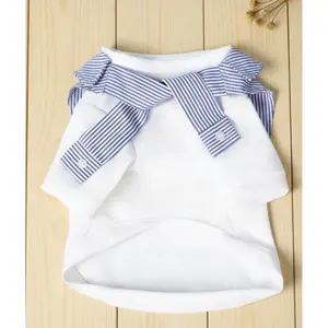 Pet casual fashion spring/summer/autumn/winter two-in-one elastic pet vest, for dogs, casual, dog clothing, suitable for fashion parties, photography clothes dog accessories dog products cool cat stuff pet stuff/ supise gift/ Pet Summer Wear/Pet T-shirts