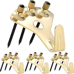 4 Pack 100 lbs Picture Frame Hangers Hooks with 12 count Nails, Picture  Hooks, Heavy Duty Plaster Wall Pro Photo/Heavy Mirror  Kit