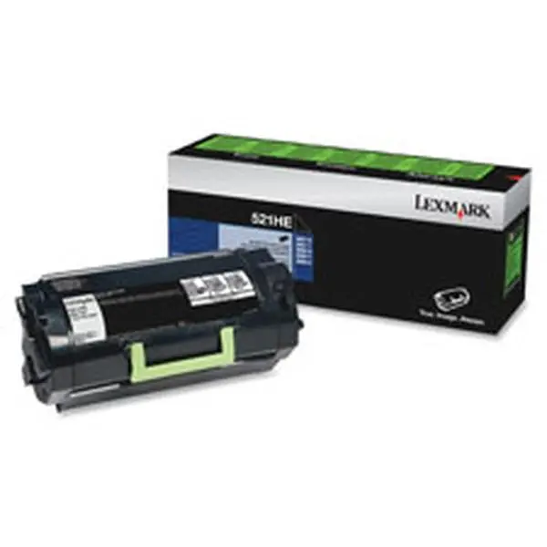 Lexmark LEX52D1H0E Black High-Yield Toner Cartridge - Compatible with ms810/811/812, 25000-Page Yield, Shake-Free, Superior Print Quality