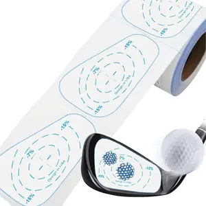 200-Pack Golf Impact Tape – Oversized Club Face Labels for Swing & Contact Feedback