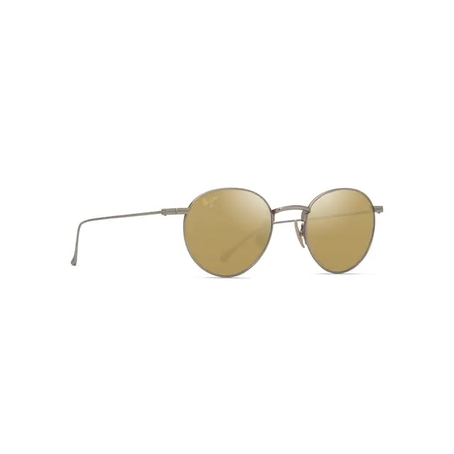 Maui Jim Ka'apeha Sunglasses GD691-01 Matte Bronze Frame Hawaii Glow Lenses