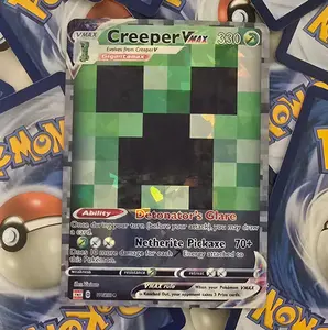 Creeper Pokemon Card - Minecraft