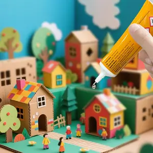 40g Multi-Purpose Handmade Adhesive Model Glue, Adult DIY Alcohol Glue for Origami Making, Strong Transparent Fast-Drying Glue, No Odor