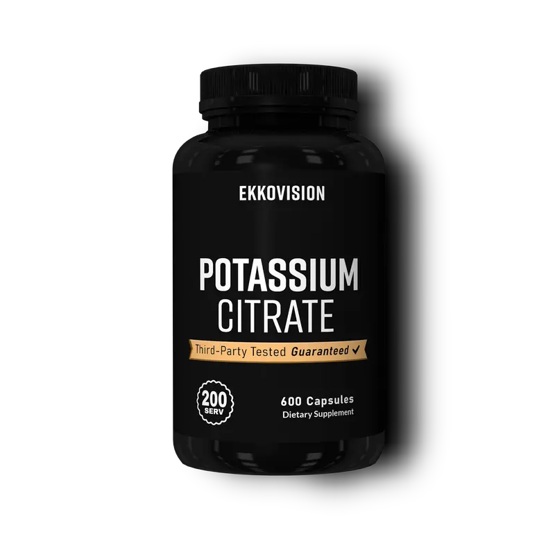 EKKO Potassium Capsules | Electrolyte Support | 3rd Party Tested